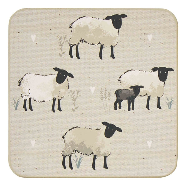 Highland Sheep Set Of 4 Coasters 