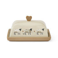 HIGHLAND SHEEP BUTTER DISH 