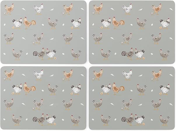 Hen House Lane Set Of 4 Placemats