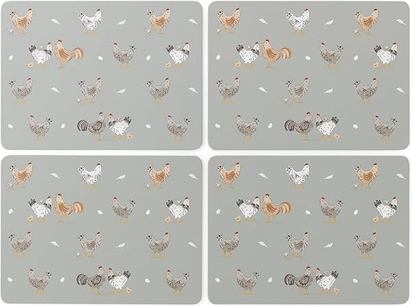 Hen House Lane Set Of 4 Placemats