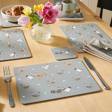 Hen House Lane Set Of 4 Placemats