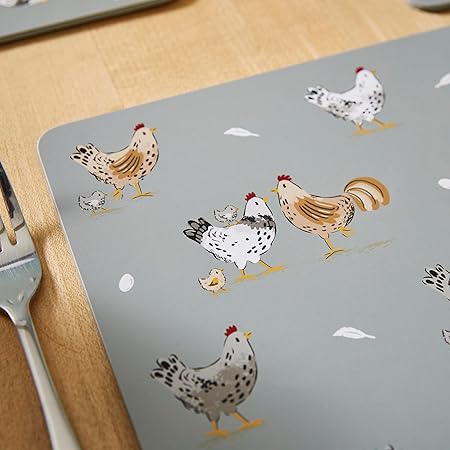 Hen House Lane Set Of 4 Placemats
