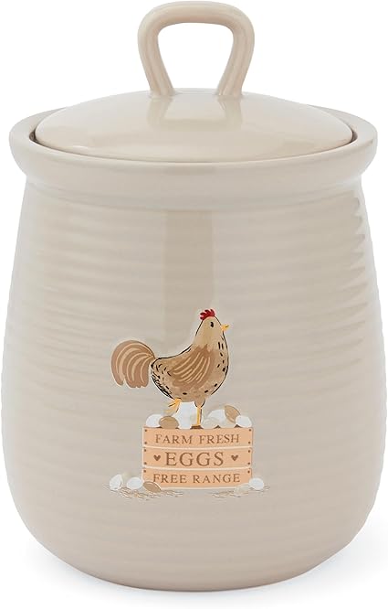 Hen House Lane Canister - Farm Fresh Eggs