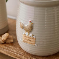 Hen House Lane Canister - Farm Fresh Eggs