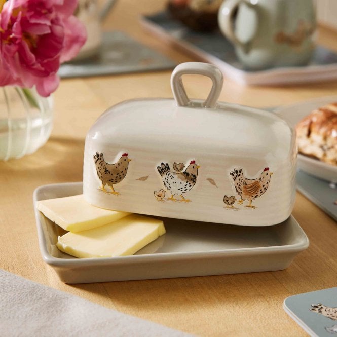 Hen House Lane Butter Dish
