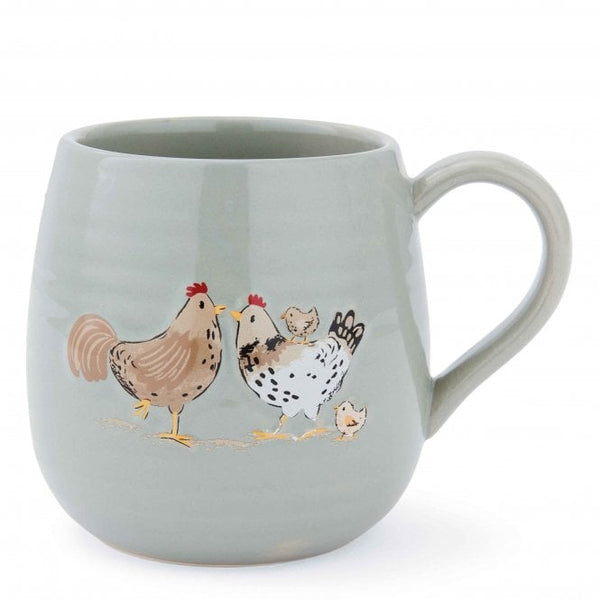 Hen House Lane Belly Mug - Happy Family