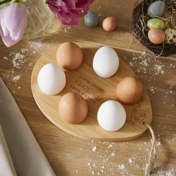 Hen House Lane Bamboo Egg Storage 