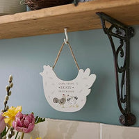 Hen House Lane Plaque - Hen "farm Fresh Eggs"