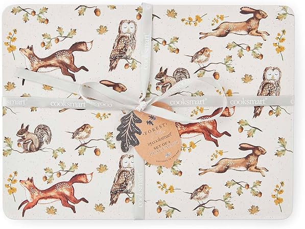 Forest Fable Set Of 4 Placemats