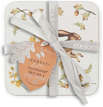 Forest Fable Set Of 4 Coasters