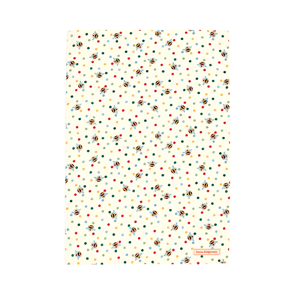 TEATOWEL EMMA BRIDGEWATER BUMBLE BEE