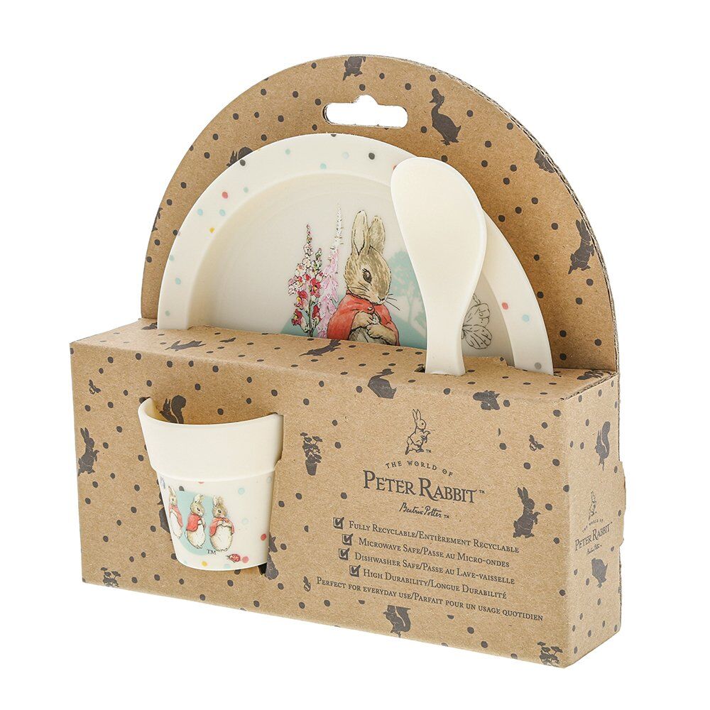 Peter Rabbit Flopsy 3 Piece Egg Cup 