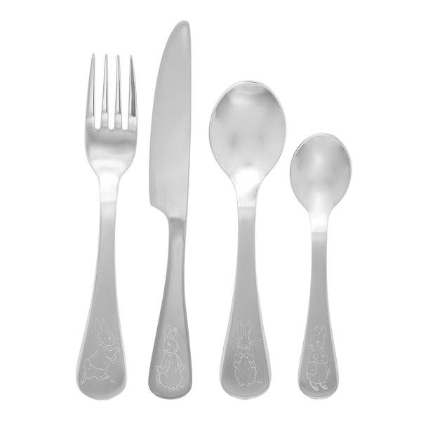 Peter Rabbit Set Of 4 Cutlery - Engraved
