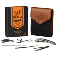 Canvas Charcoal Manicure Set 