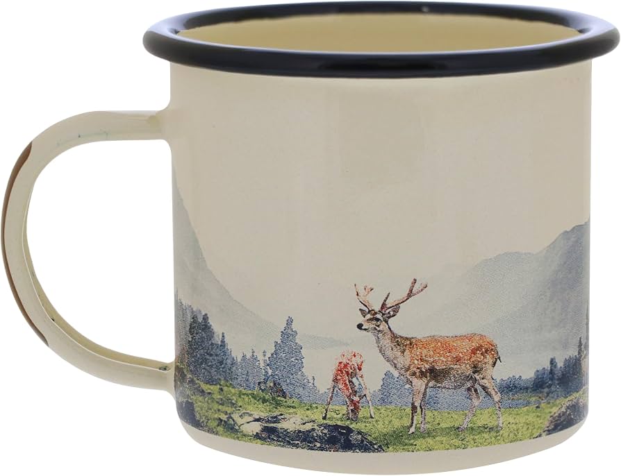 Enamel Mug - Deer - 500ml