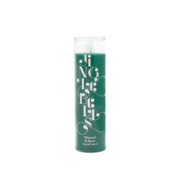 Candle Glass Spark Jingle Bells - Wassail And Spice