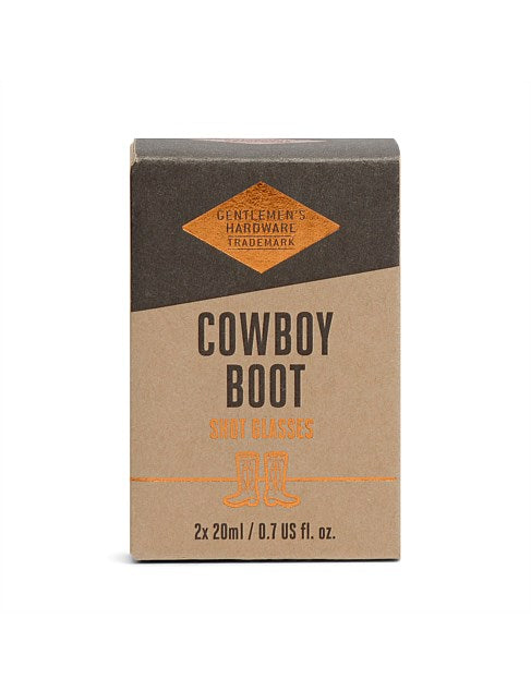 Cowboy Boot Shot Glasses (set Of 2)