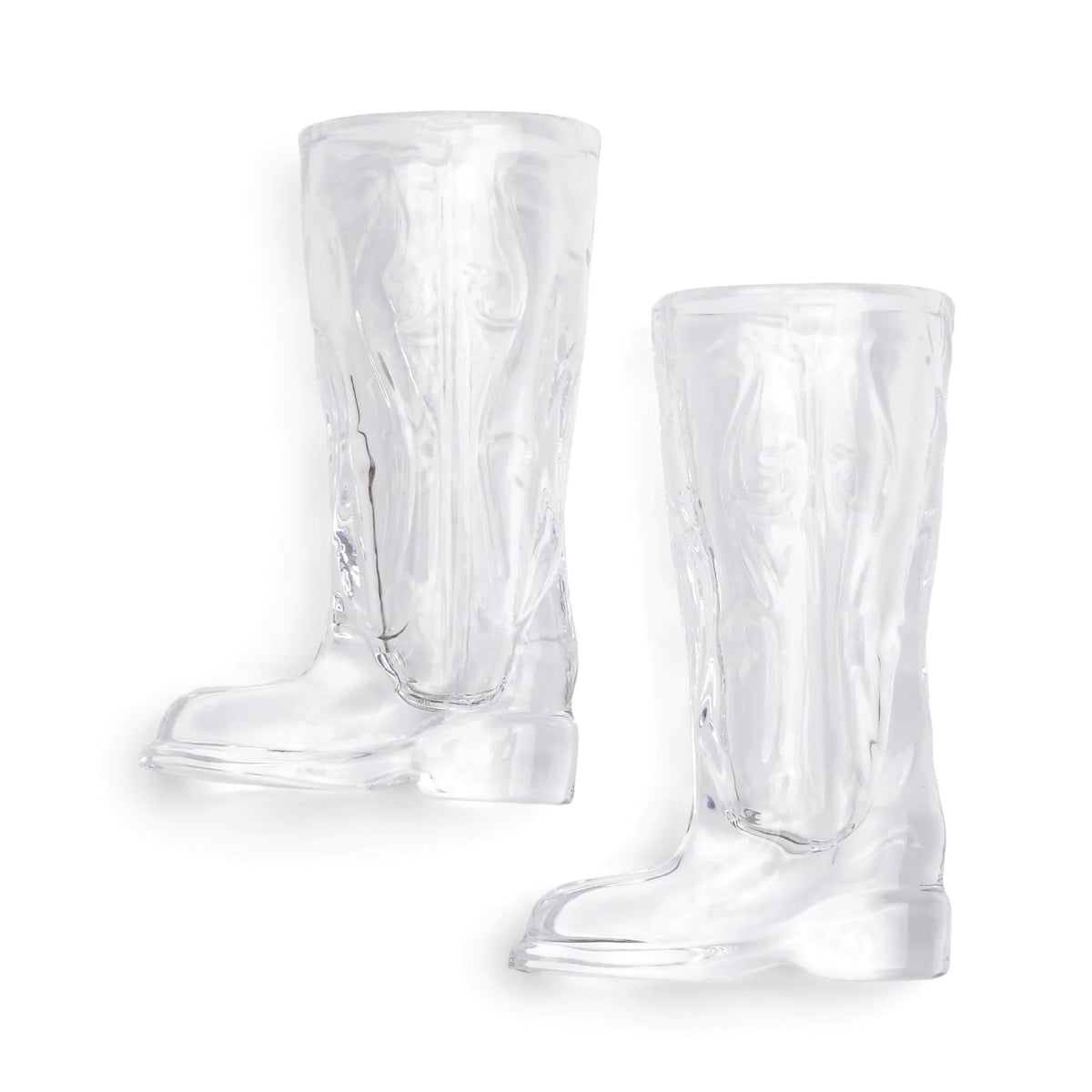 Cowboy Boot Shot Glasses (set Of 2)