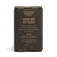 Cowboy Boot Shot Glasses (set Of 2)