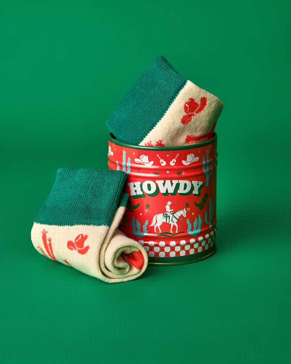 Socks In A Can - Howdy