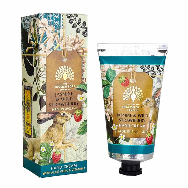 English Soap Company Jasmine And Wild Strawberry Hand Cream - 75mls