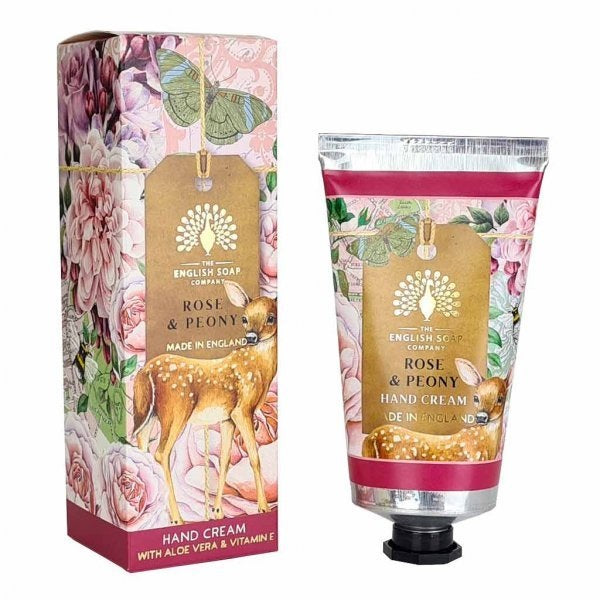 English Soap Company Rose And Peony Hand Cream 75mls