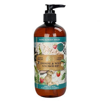 English Soap Company Jasmine And Strawberry Hand And Body Wash 500mls