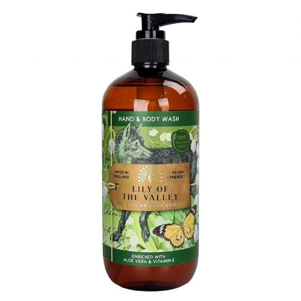 English Soap Company Lily Of The Valley Hand And Body Wash 500mls