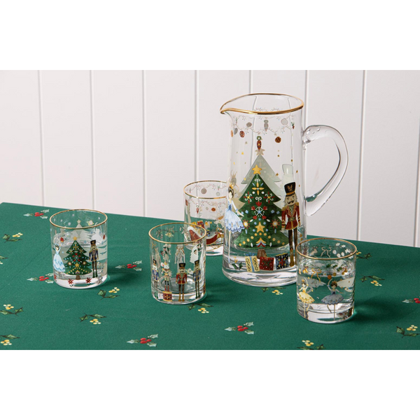 CHRISTMAS WONDERLAND CRYSTAL 4 PACK TUMBLER