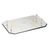 Tray Elegant Bee Mirrored Tray 