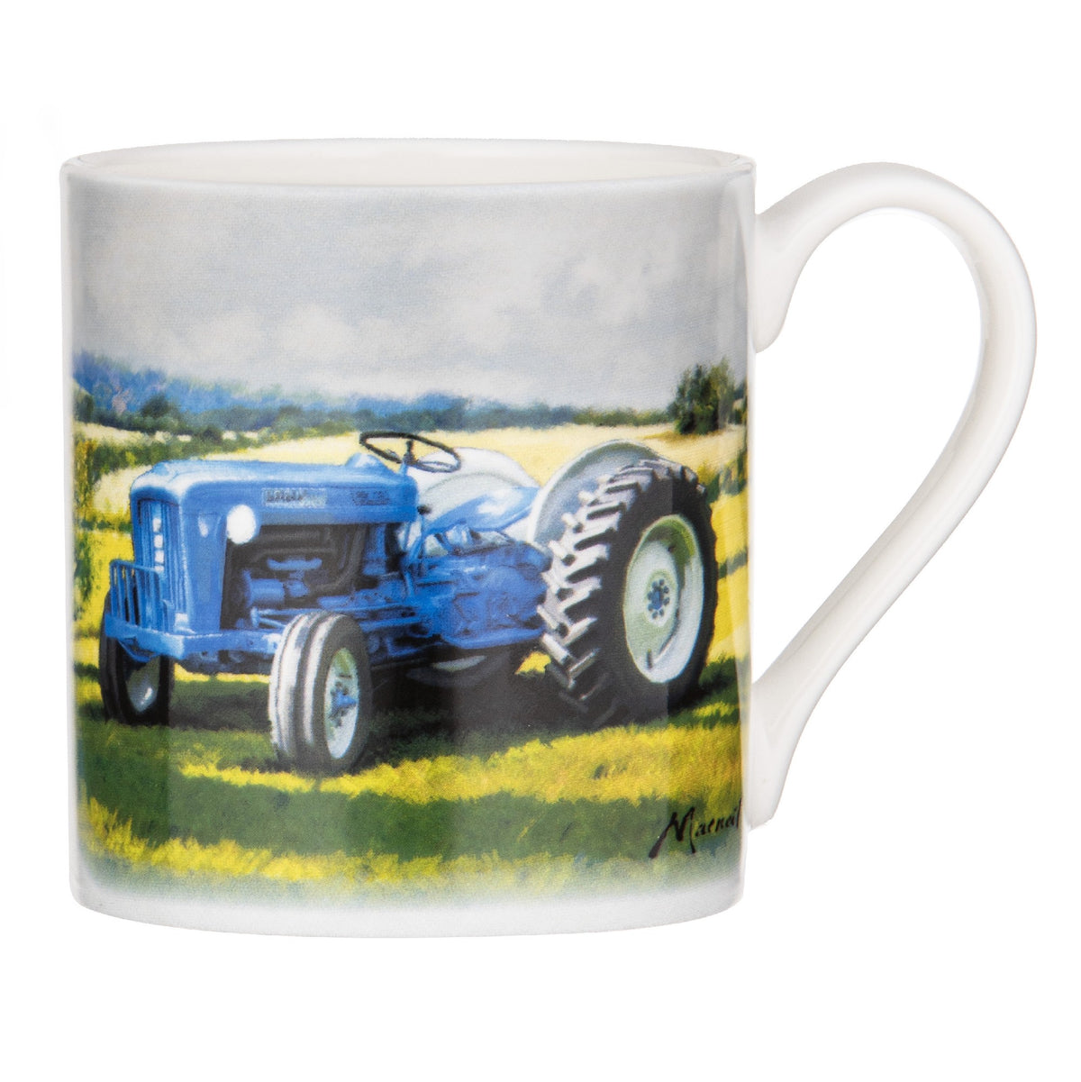 Tractors Then/now Mug Ford/new Holland Blue