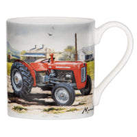 Tractors Then/now Mug Massey Ferguson Red 