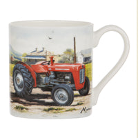 Tractors Then/now Mug Massey Ferguson Red 