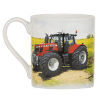 Tractors Then/now Mug Massey Ferguson Red 
