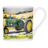 Tractors Then/now Mug John Deere Green 