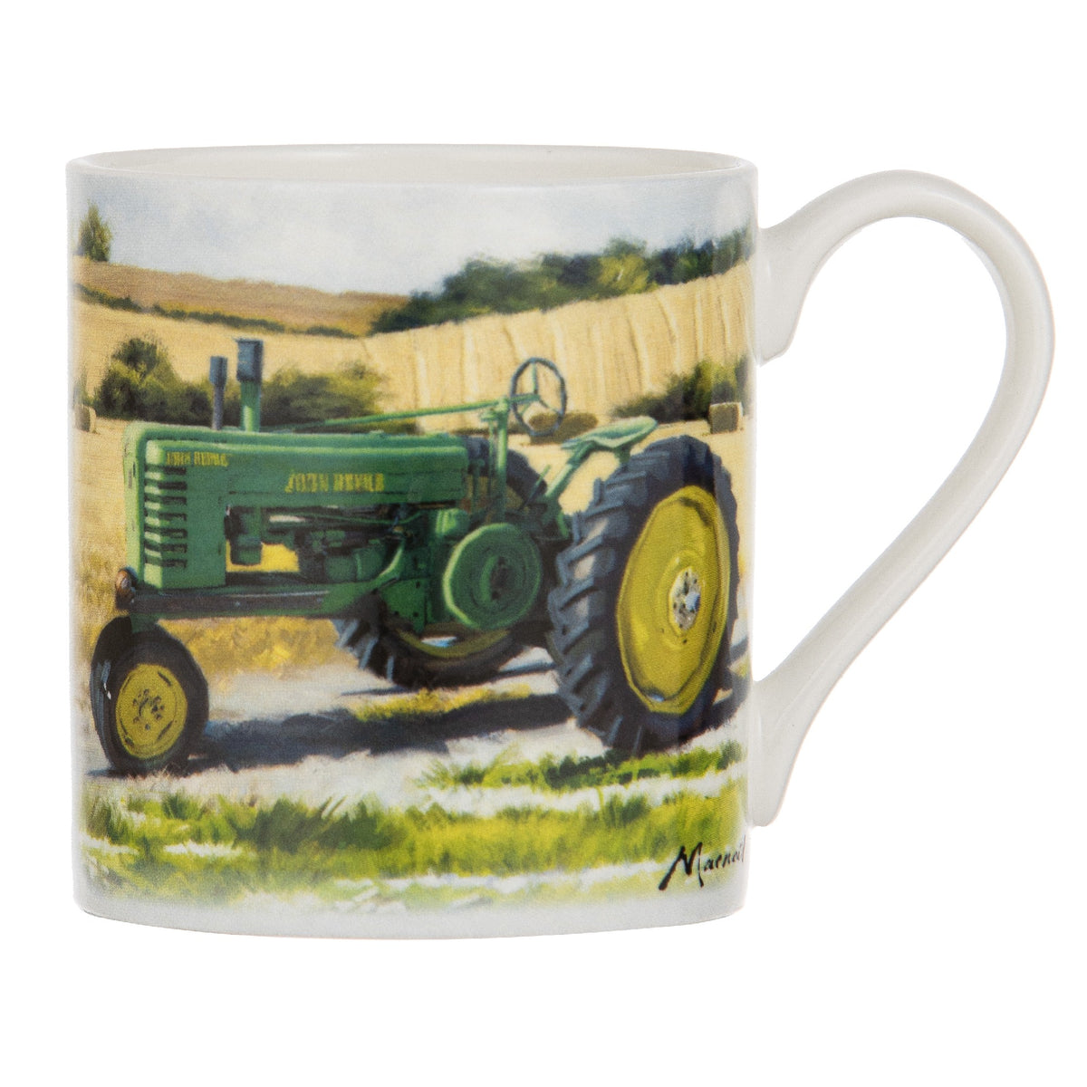 Tractors Then/now Mug John Deere Green 