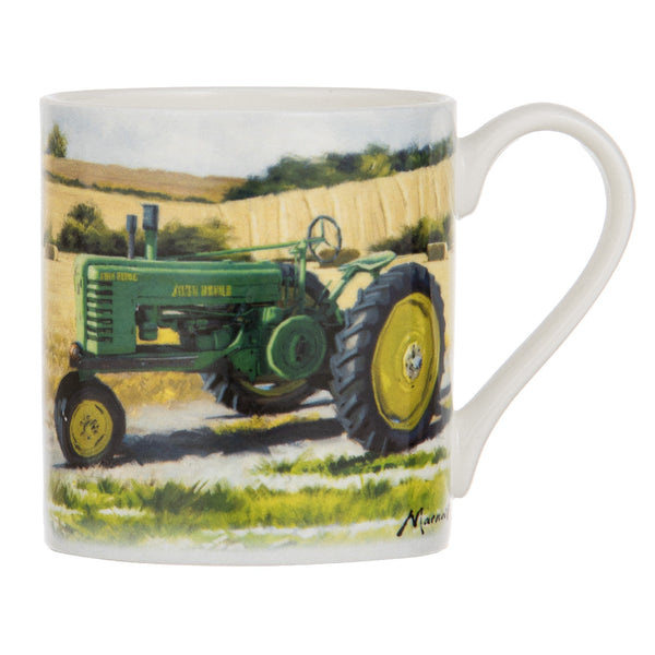 Tractors Then/now Mug John Deere Green 