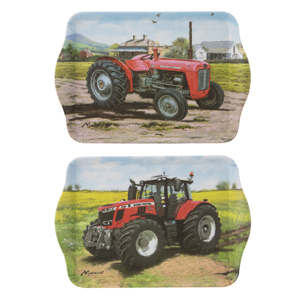 Tractors Then/now Scatter Tray Ford Set/2