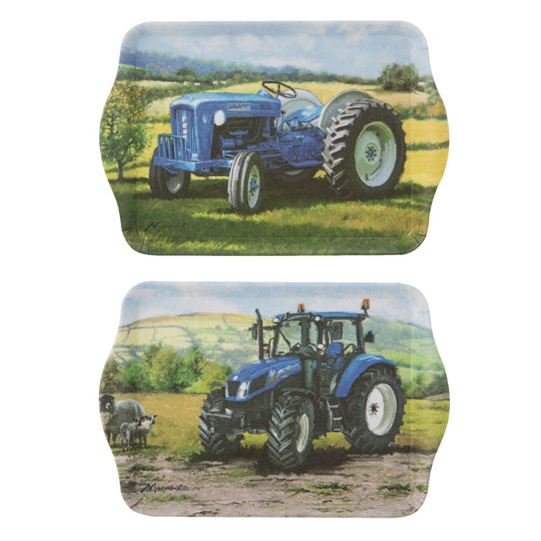 Tractors Then/now Scatter Tray Massey Ferguson Set/2