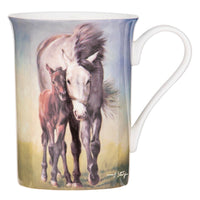 MARES & FOALS MUG GREY MARE 