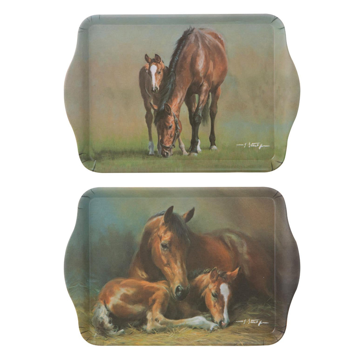 MARES & FOALS STABLE/BAY 2PK SCATTER TRAY