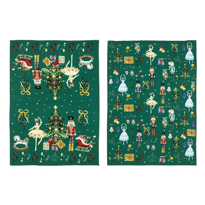CHRISTMAS WONDERLAND TEATOWELS SET OF 2