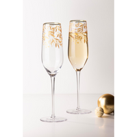 COMET 2 PACK CHAMPAGNE GLASSES