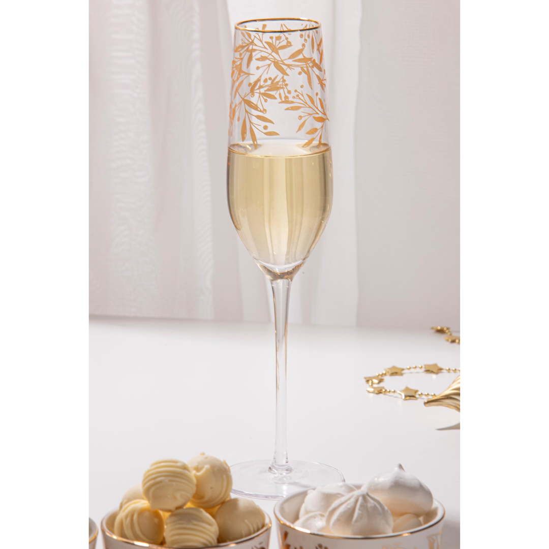 COMET 2 PACK CHAMPAGNE GLASSES