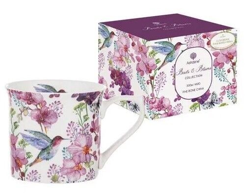 Birds & Bloom Wide Flared Mug