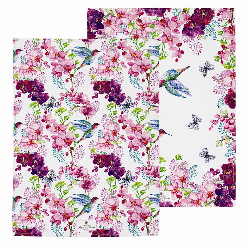 Birds & Bloom 2pk Teatowels