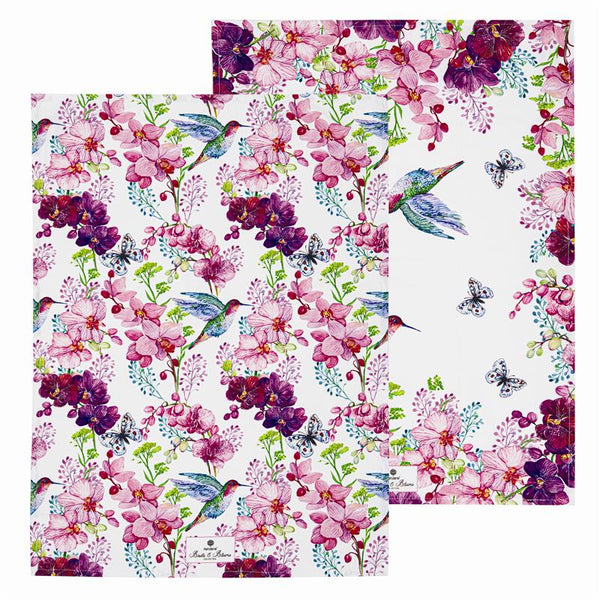 Birds & Bloom 2pk Teatowels