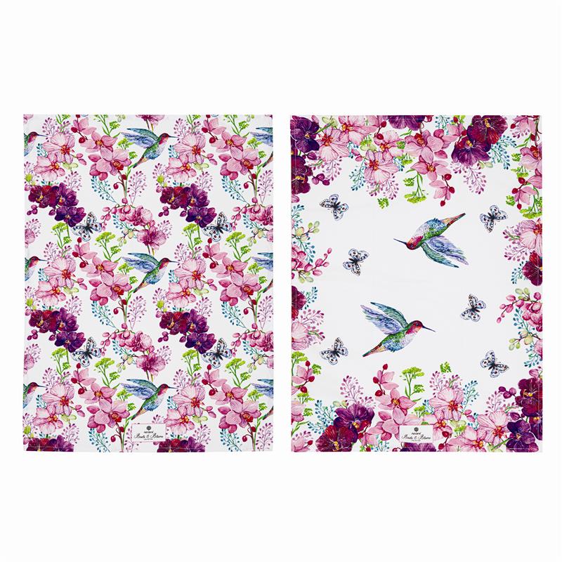 Birds & Bloom 2pk Teatowels