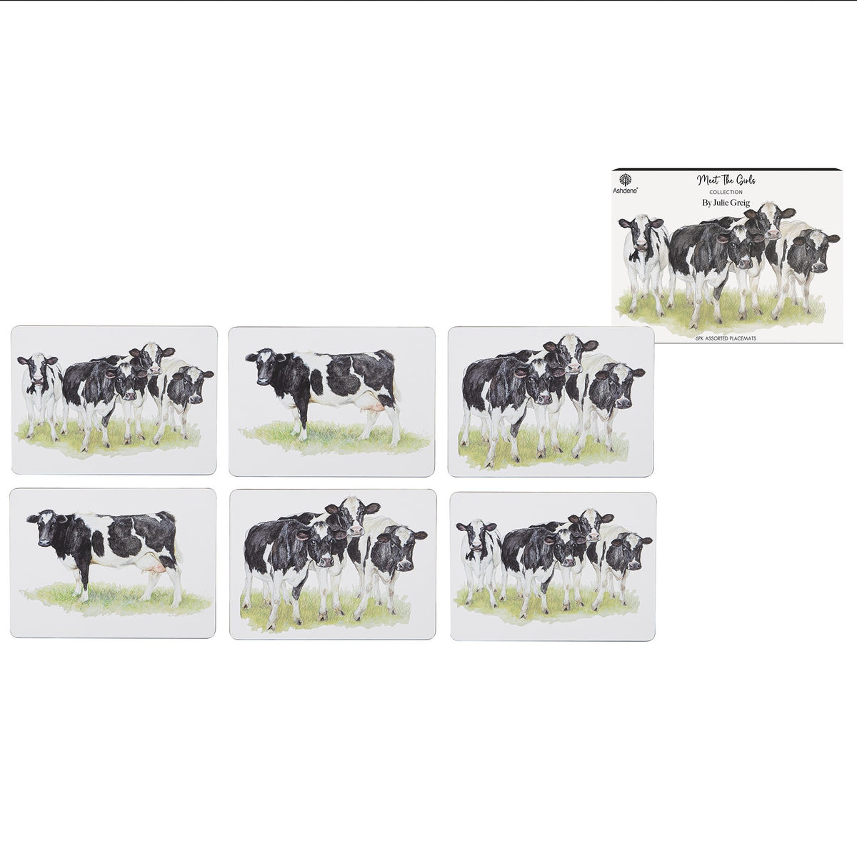 Meet The Girls 6pk Placemats 