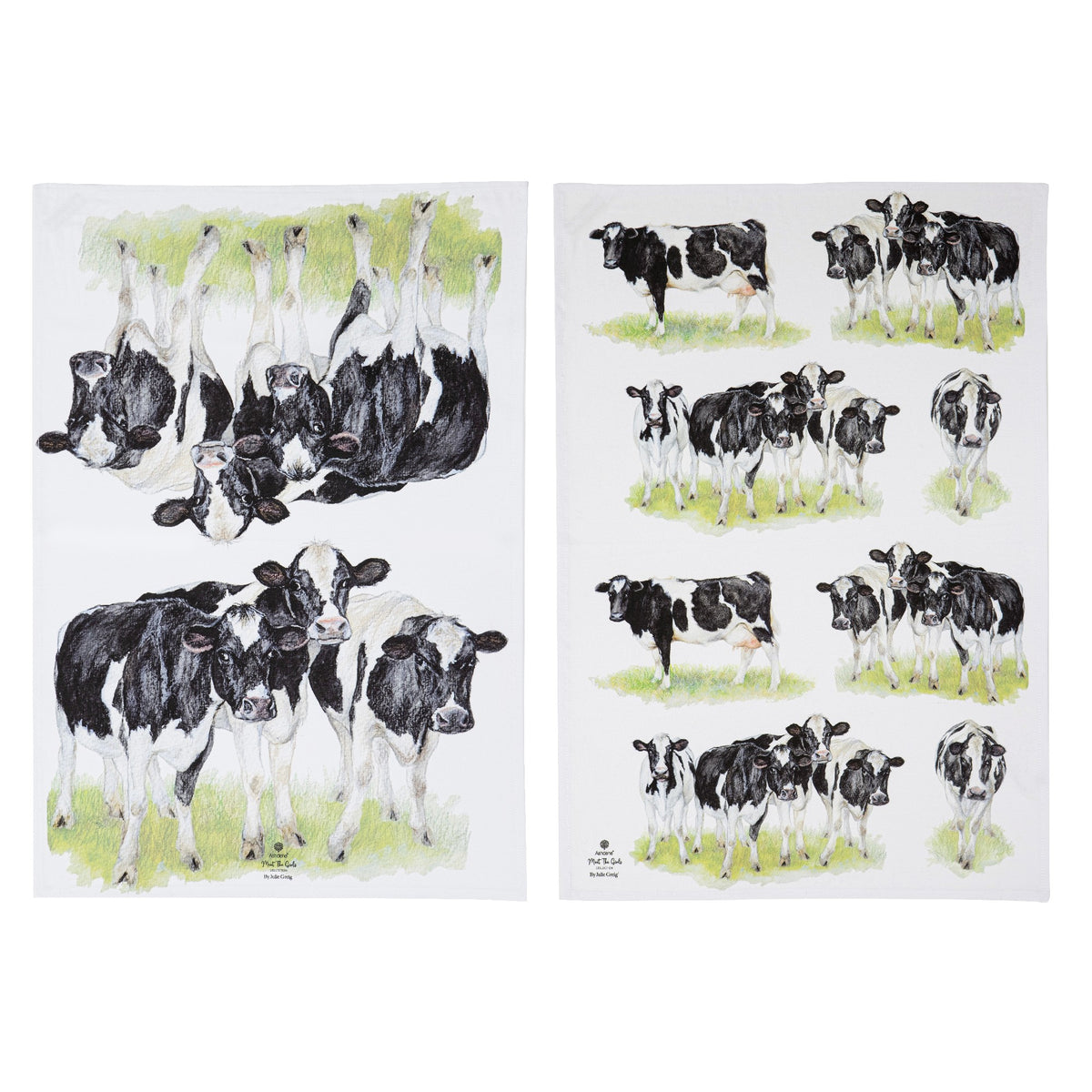 Meet The Girls 2pk Teatowels 